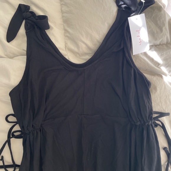 Ingrid + Isabel Black maternity romper - Picture 2 of 5